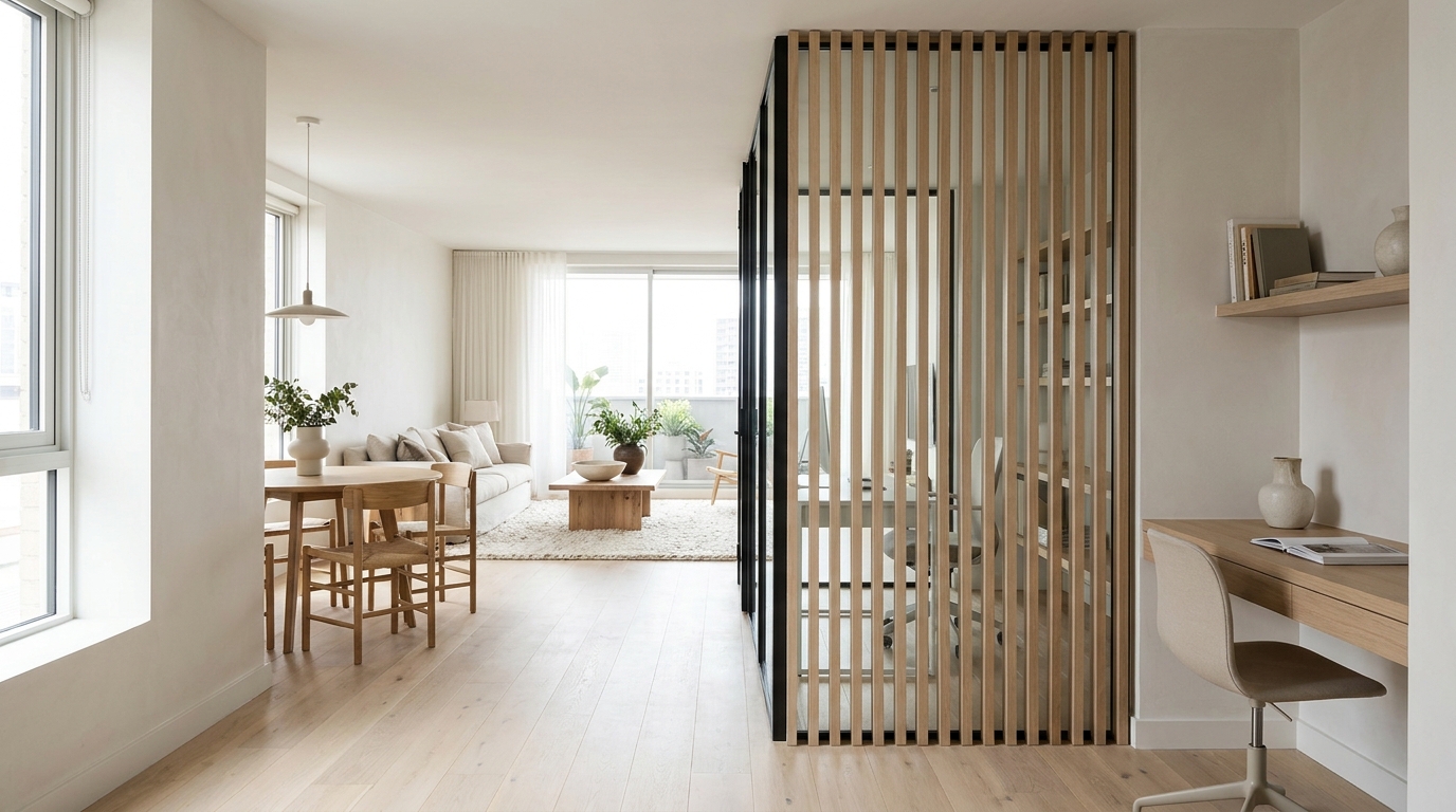 Wood Slat Dividers vs. Glass Partitions: Which Belongs in an Open-Plan Home?