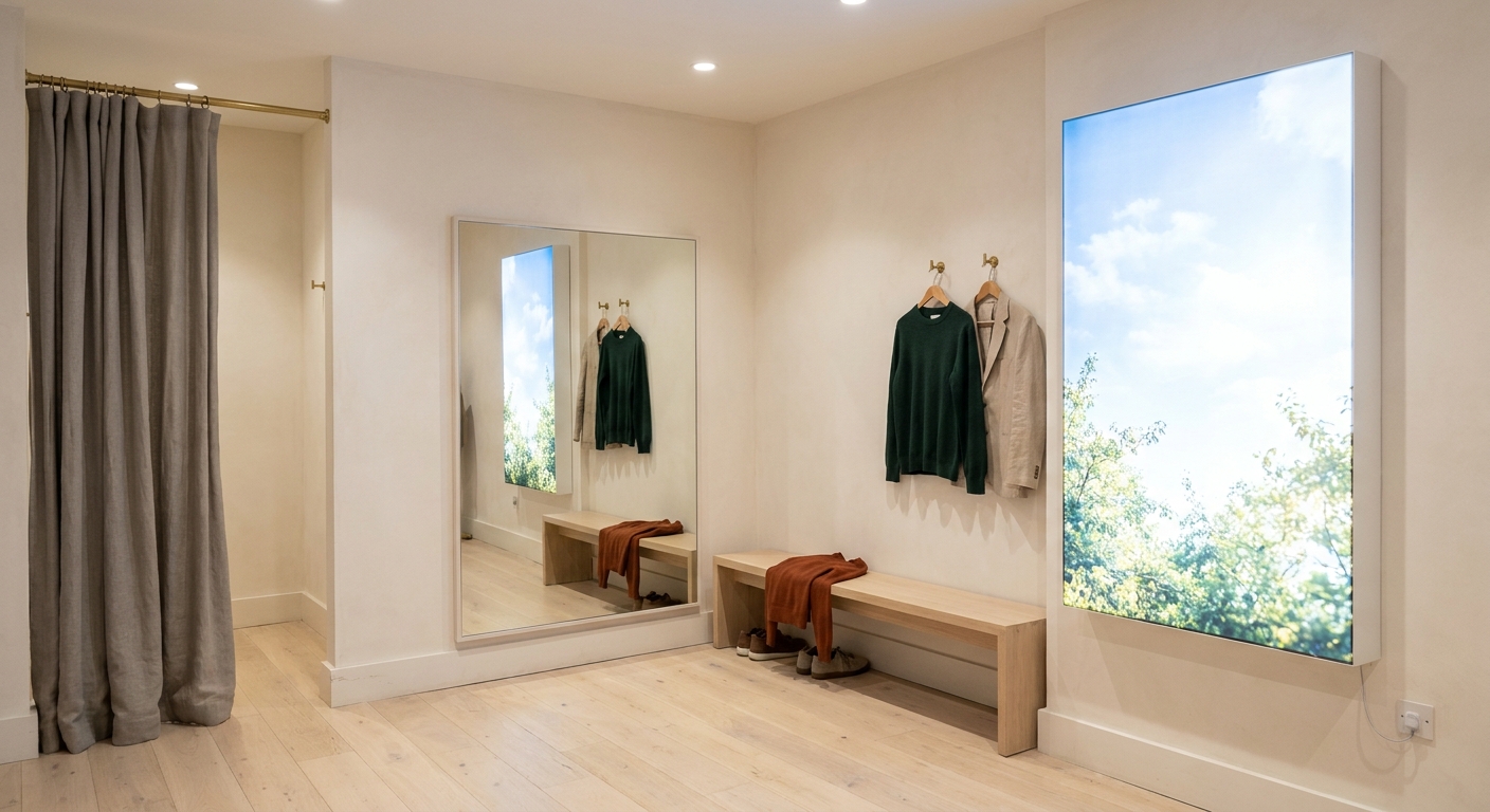 Faux Windows for Fitting Rooms: Fixing the Room Where Retail Loses the Sale